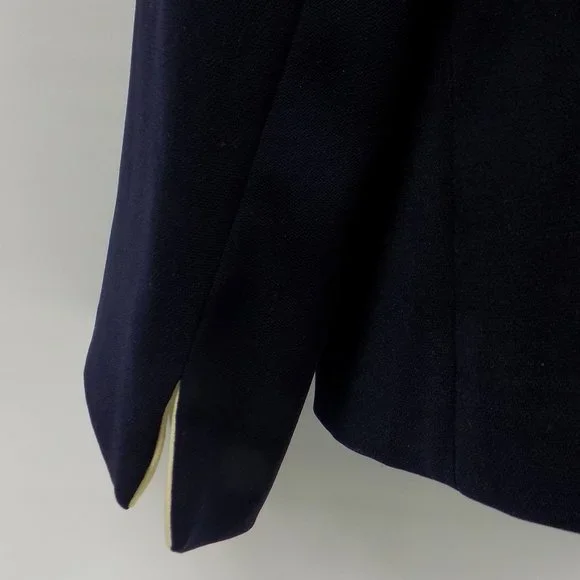 Worthington Navy Blue/Linen Zip-Front Suit Jacket and Tank Blouse Sz 18 READ NWT - Picture 7 of 16